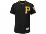 Pittsburgh Pirates Majestic Alternate Blank Black Flex Base Authentic Collection Team Jersey