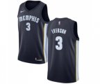 Memphis Grizzlies #3 Allen Iverson Swingman Navy Blue Road NBA Jersey - Icon Edition