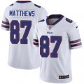 Buffalo Bills #87 Jordan Matthews White Vapor Untouchable Limited Player NFL Jersey