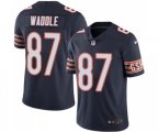 Chicago Bears #87 Tom Waddle Navy Blue Team Color Vapor Untouchable Limited Player Football Jersey