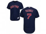 Boston Red Sox #7 Christian Vazquez Navy Blue Flexbase Authentic Collection MLB Jersey