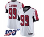 Atlanta Falcons #99 Adrian Clayborn White Vapor Untouchable Limited Player 100th Season Football Jersey