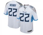 Tennessee Titans #22 Derrick Henry Game White Football Jersey