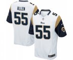Los Angeles Rams #55 Brian Allen Game White Football Jersey