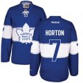 Toronto Maple Leafs #7 Tim Horton Premier Royal Blue 2017 Centennial Classic NHL Jersey