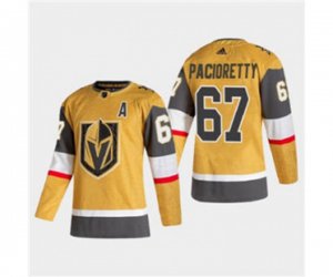 Vegas Golden Knights #67 Max Pacioretty 2020-21 Authentic Player Alternate Stitched Hockey Jersey Gold