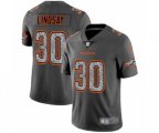 Denver Broncos #30 Phillip Lindsay Gray Static Fashion Limited Football Jersey
