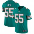 Miami Dolphins #55 Koa Misi Aqua Green Alternate Vapor Untouchable Limited Player NFL Jersey