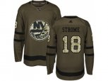 New York Islanders #18 Ryan Strome Green Salute to Service Stitched NHL Jersey