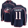 Columbus Blue Jackets #11 Matt Calvert Fanatics Branded Navy Blue Home Breakaway NHL Jersey