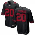 San Francisco 49ers #20 Ambry Thomas Nike Black Alternate Vapor Limited Player Jersey