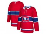 Montreal Canadiens Blank Red Home Authentic Stitched NHL Jersey