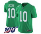 Philadelphia Eagles #10 DeSean Jackson Limited Green Rush Vapor Untouchable 100th Season Football Jersey