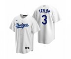 Los Angeles Dodgers Chris Taylor Nike White Replica Home Jersey
