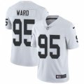Oakland Raiders #95 Jihad Ward White Vapor Untouchable Limited Player NFL Jersey