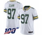 Green Bay Packers #97 Kenny Clark White Vapor Untouchable Limited Player 100th Season Football Jersey