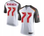 Tampa Bay Buccaneers #77 Caleb Benenoch Game White Football Jersey