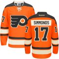 Philadelphia Flyers #17 Wayne Simmonds Premier Orange New Third NHL Jersey