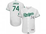 Los Angeles Dodgers #74 Kenley Jansen White Celtic Flexbase Authentic Collection MLB Jersey