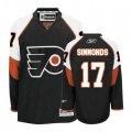 Philadelphia Flyers #17 Wayne Simmonds Black Alternate Stitched NHL Jersey