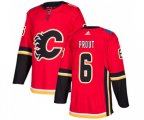 Calgary Flames #6 Dalton Prout Authentic Red Home Hockey Jersey