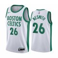 Nike Celtics #26 Aaron Nesmith White NBA Swingman 2020-21 City Edition Jersey