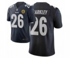 New York Giants #26 Saquon Barkley Navy City Edition Vapor Limited Jersey