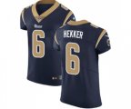 Los Angeles Rams #6 Johnny Hekker Navy Blue Team Color Vapor Untouchable Elite Player Football Jersey