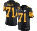 Pittsburgh Steelers #71 Matt Feiler Limited Black Rush Vapor Untouchable Football Jersey