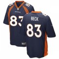 Denver Broncos #83 Andrew Beck Nike Navy Vapor Untouchable Limited Jersey
