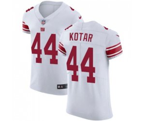 New York Giants #44 Doug Kotar White Vapor Untouchable Elite Player Football Jersey