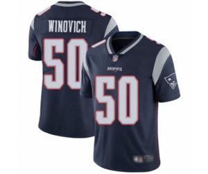 New England Patriots #50 Chase Winovich Navy Blue Team Color Vapor Untouchable Limited Player Football Jersey