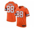 Denver Broncos #88 Demaryius Thomas Orange Color Rush Limited Jerseys