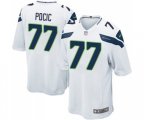 Seattle Seahawks #77 Ethan Pocic Game White Football Jersey