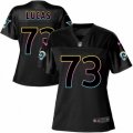 Women Los Angeles Rams #73 Cornelius Lucas Game Black Fashion NFL Jersey
