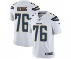 Los Angeles Chargers #76 Russell Okung White Vapor Untouchable Limited Player Football Jersey