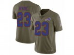 Buffalo Bills #23 Micah Hyde Limited Olive 2017 Salute to Service NFL Jersey
