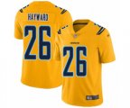Los Angeles Chargers #26 Casey Hayward Limited Gold Inverted Legend Football Jersey