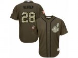 Cleveland Indians #28 Corey Kluber Replica Green Salute to Service MLB Jersey