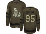 Adidas Ottawa Senators #95 Matt Duchene Green Salute to Service Stitched NHL Jersey