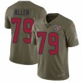 Houston Texans #79 Jeff Allen Limited Olive 2017 Salute to Service NFL Jersey