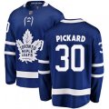 Toronto Maple Leafs #30 Calvin Pickard Authentic Royal Blue Home Fanatics Branded Breakaway NHL Jersey