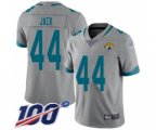 Jacksonville Jaguars #44 Myles Jack Silver Inverted Legend Limited 100th Season Football Jersey