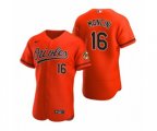 Baltimore Orioles Trey Mancini Nike Orange Authentic 2020 Alternate Jersey