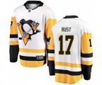 Pittsburgh Penguins #17 Bryan Rust Fanatics Branded White Away Breakaway NHL Jersey