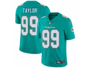 Miami Dolphins #99 Jason Taylor Vapor Untouchable Limited Aqua Green Team Color NFL Jersey