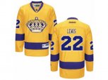 Los Angeles Kings #22 Trevor Lewis Authentic Gold Alternate NHL Jersey