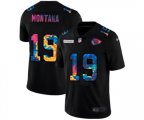 Kansas City Chiefs #19 Joe Montana Multi-Color Black 2020 NFL Crucial Catch Vapor Untouchable Limited Jersey