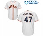 Houston Astros Chris Devenski Replica White Home Cool Base Baseball Player Jersey