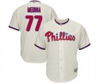 Philadelphia Phillies Adonis Medina Replica Cream Alternate Home Cool Base Baseball Player Jersey
